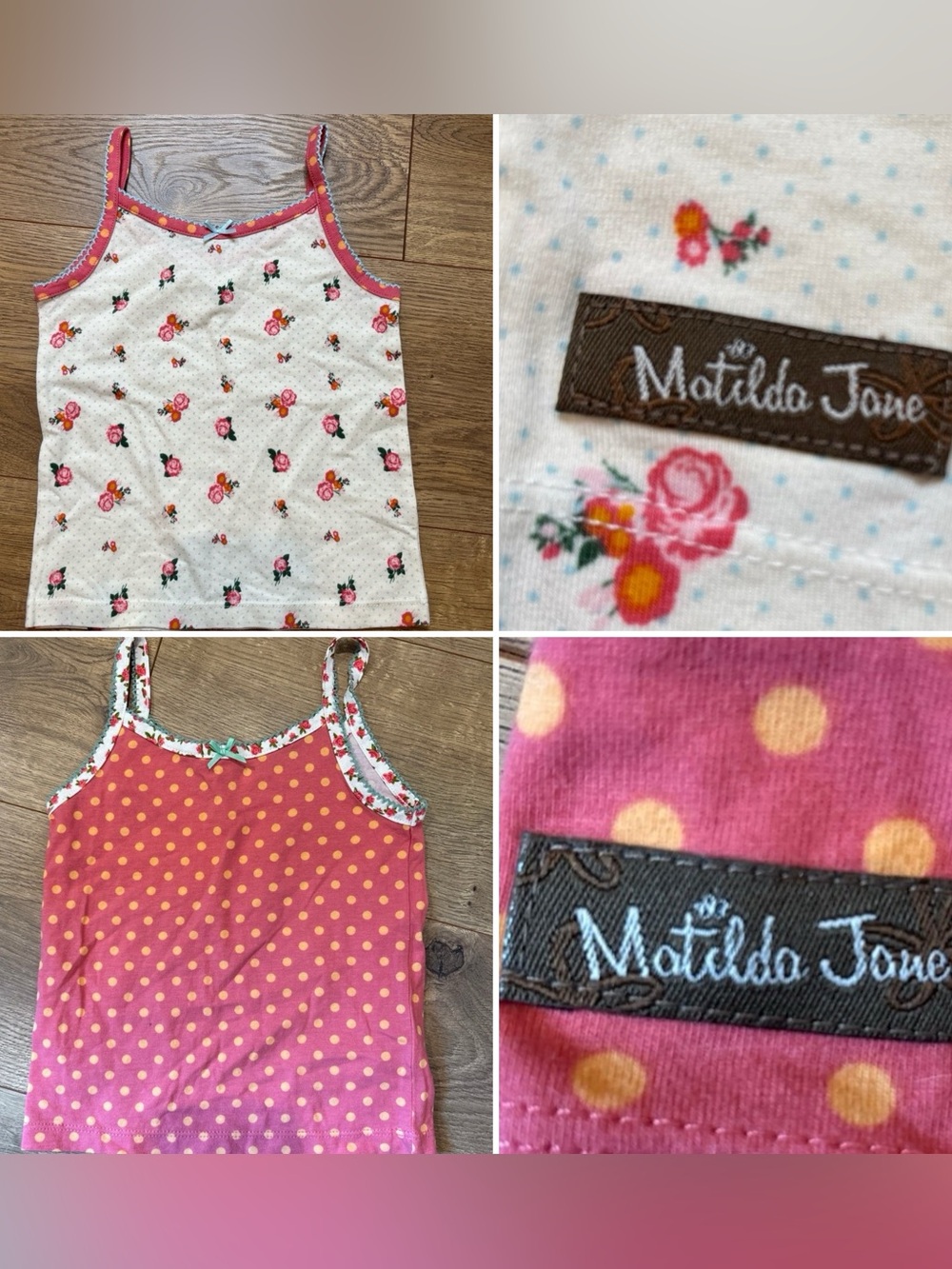 NWOT Matilda Jane Reversible Tank Top Bundle Girls Size 4 | Bundle of 2